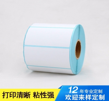 廠家直銷可定制熱敏標簽紙紙50*3030 *40 60 *70 80 90 100條碼打印機貼紙物流奶茶快遞標簽紙歡迎咨詢